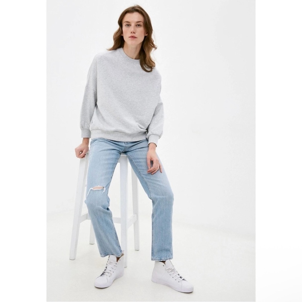 Gap Sky High Rise Vintage Slim Jeans Light Indigo 30 Straight 90s Denim Summer - Picture 2 of 14